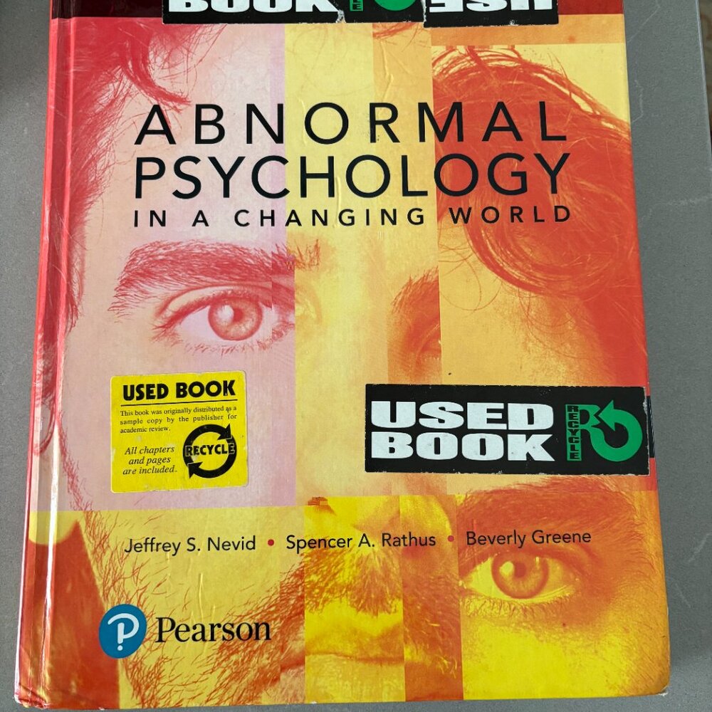 Abnormal Psychology Master's Degree Textbook (Used)